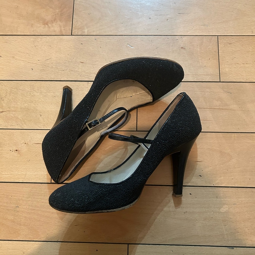 Elegant Black Sparkling Marc Jacob Heels